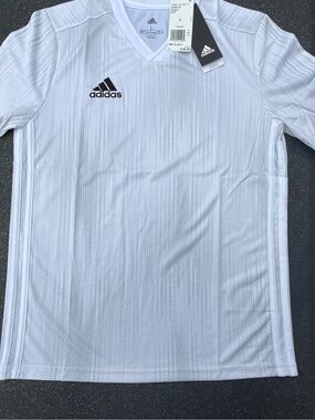 Adidas Youth White Performance Soccer Jersey